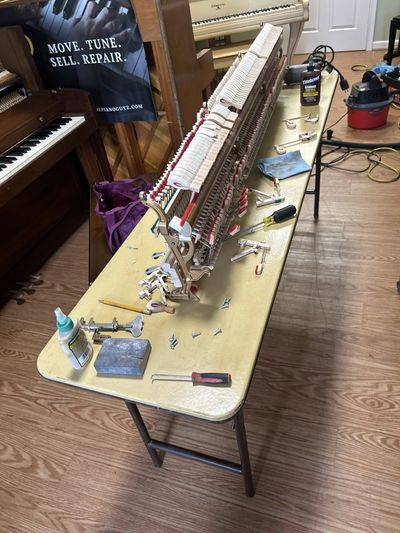 Full piano restoration service
