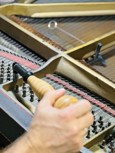 Professional piano cleaning service